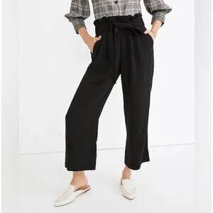 Madewell Black Wide Leg Pants